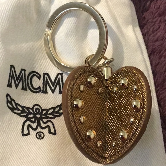 NWT Authentic MCM Key Ring / Bag Charm - Picture 1 of 16